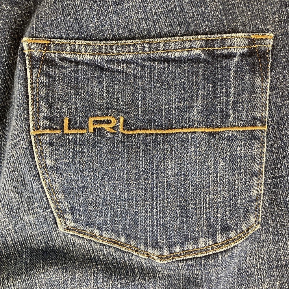 LRL Ralph Lauren Jeans Co Women's size 8 Blue Classic Stretch High Rise Denim - Picture 6 of 16